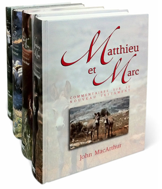 Commentaires MacArthur sur le Nouveau Testament- reliés (4 livres)