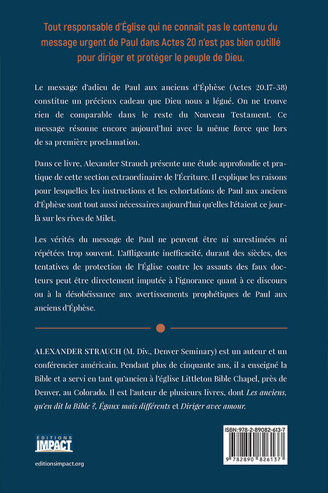 Actes 20 - Une exhortation à protéger le troupeau contre les loups cruels