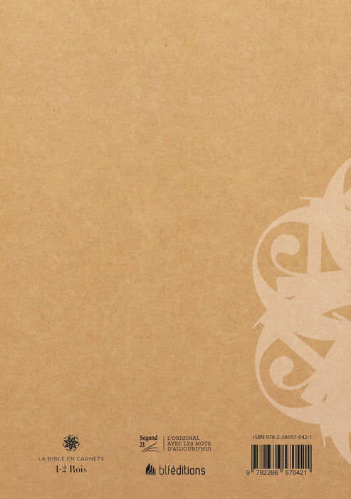 La Bible en carnets - 1 et 2 Rois