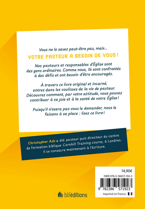 Comment encourager votre pasteur