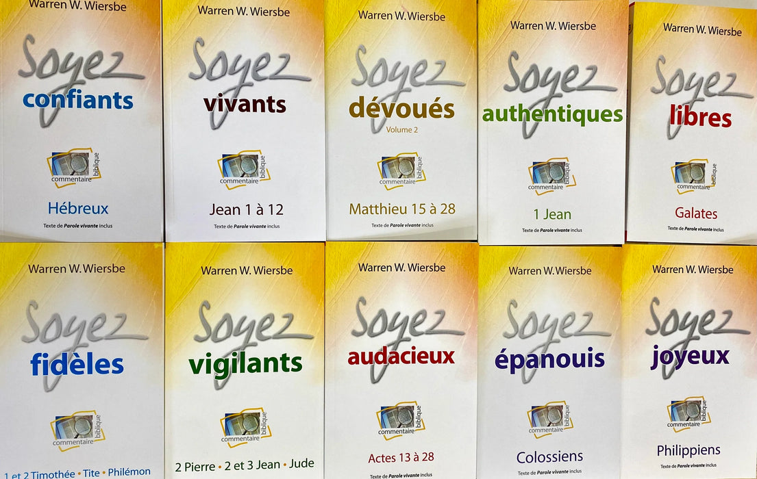 Collection complète "Soyez" - 24 volumes (commentaires bibliques)