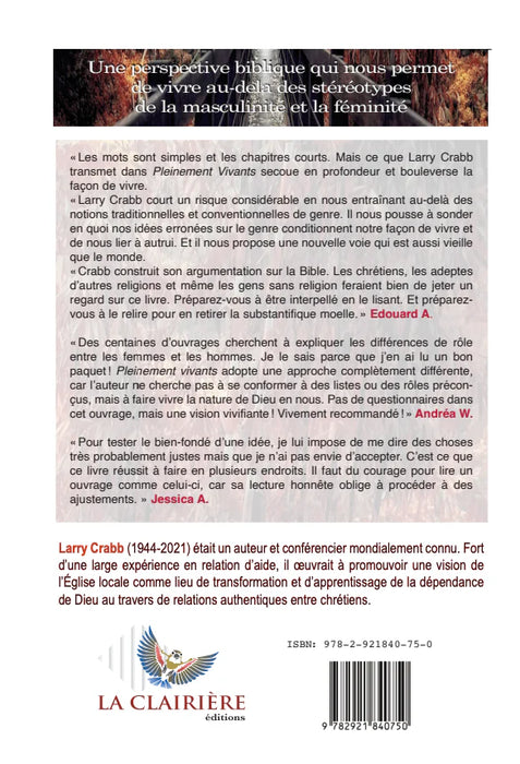«Hommes et femmes pleinement vivants» de Larry Crabb