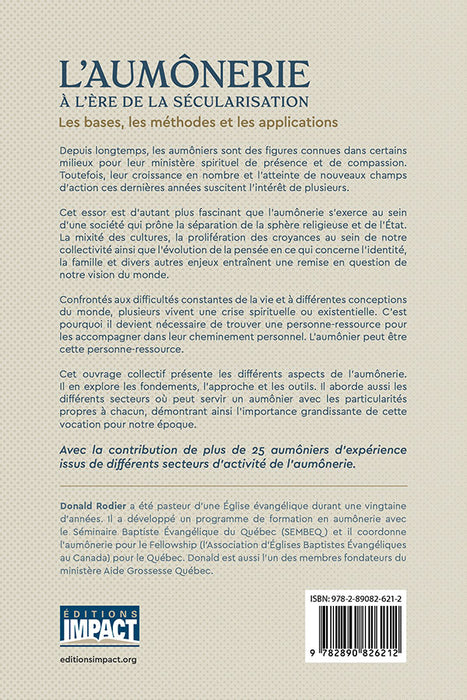 L’aumônerie à l’ère de la sécularisation