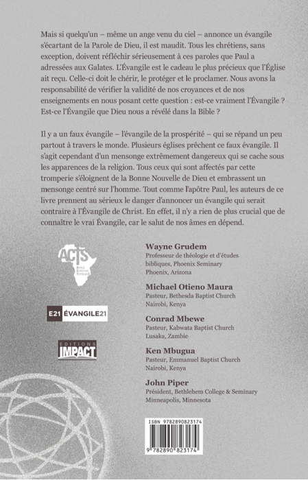 La prospérité ? Couverture avant