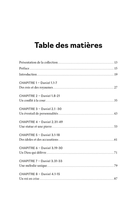 Daniel pour toi (version reliée)