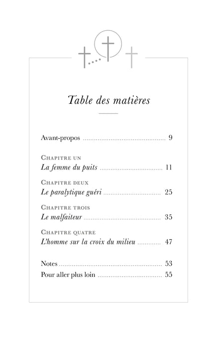 L'homme sur la croix du millieu