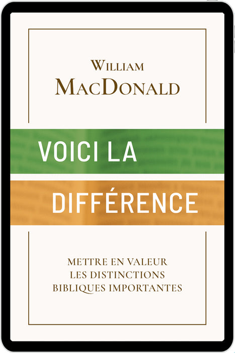 Voici la différence (eBook)