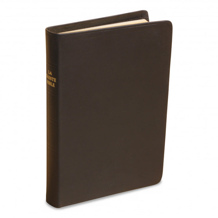 Bible Darby cuir avec rebords (Cuir noir, avec rebord, tranche dorée)