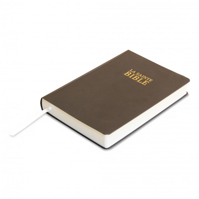 Bible Darby standard (Simili-cuir noir, semirigide, tranche blanche)