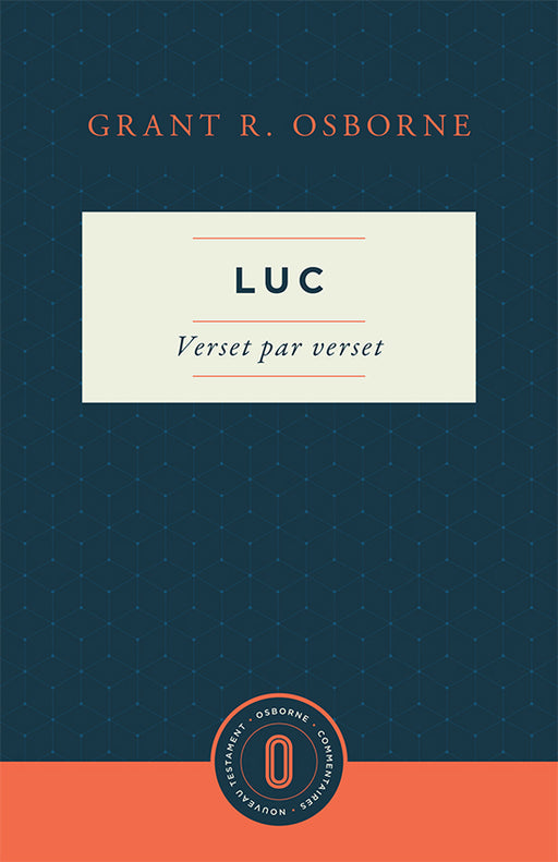 Couverture du livre Luc verset par verset