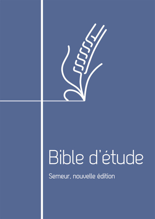 <transcy>Bible du Semeur Study Bible, New Edition - Blue Hardcover</transcy>