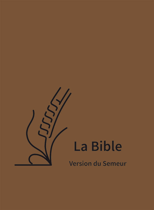 Bible du Semeur 2015 - couverture textile souple marron