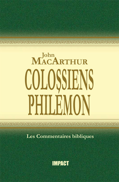 <transcy>Colossians  and Philemon (Colossiens/ Philémon) </transcy>