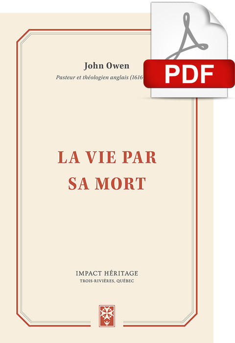 <transcy>Life by His Death (PDF) (La vie par sa mort (PDF))</transcy>