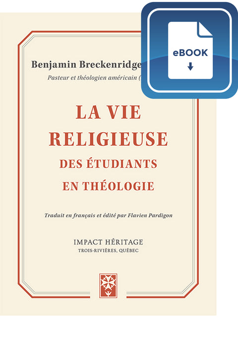 La vie religieuse des étudiants en théologie (eBook)
