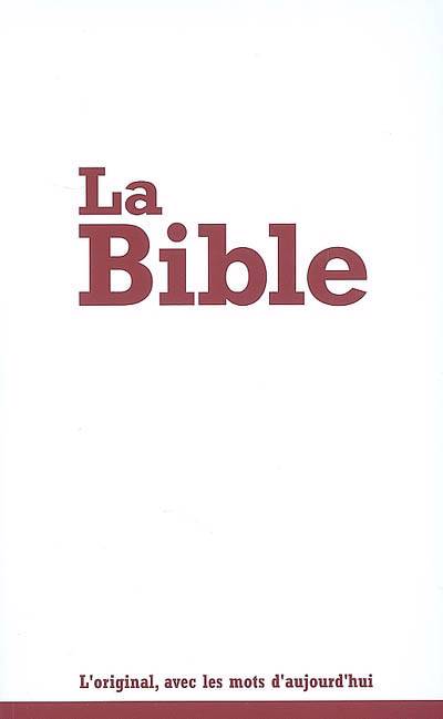 Bible Segond 21 blanche souple en papier recyclé (Bible low cost)